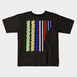 abstract stripes pattern Kids T-Shirt